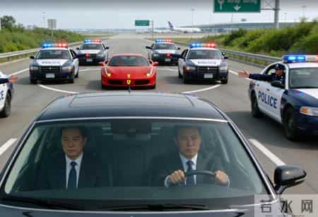 我开着红旗去机场接新上任的市长，路上被一辆法拉利恶意变道5次