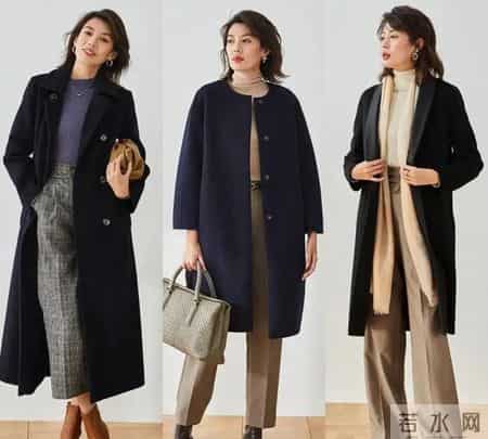 大衣下面尽量少配裤子，今年流行这样穿，时髦保暖又高级