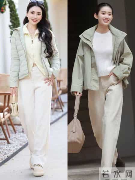 “短外套+老爹裤”今年冬天火出圈了，这样穿时髦松弛又减龄