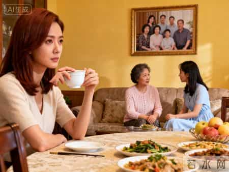 家庭聚会上姨妈连夸继姐贤良淑德，还指责我不争气，我放下茶杯淡淡问：“她这么好，怎么当年没人选她？”