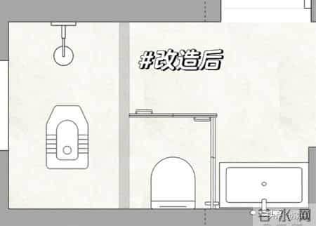 湖南姑娘的“一改二”卫生间火了：3㎡一分为二，切出坐便和蹲便