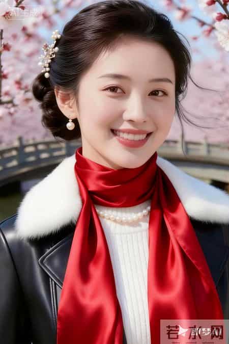 高领毛衣与温润珍珠相撞，有冬日的温暖华贵，透着江南的温婉灵秀