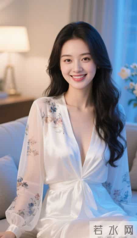 闪光的丝绸休闲装