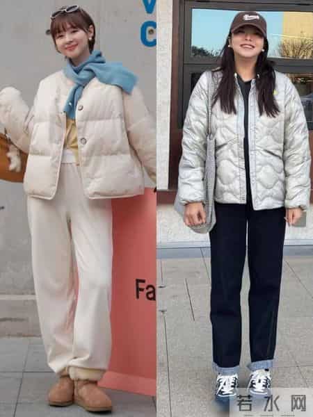 “短外套+老爹裤”今年冬天火出圈了，这样穿时髦松弛又减龄