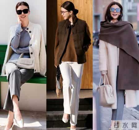 今年流行“毛衣+烟管裤”，这样穿时髦又显高，特别适合中年女人