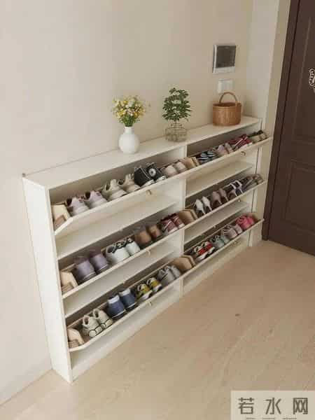 物业不让“鞋子堆门口”，瞧瞧广东人的妙招，干净高级又美观！