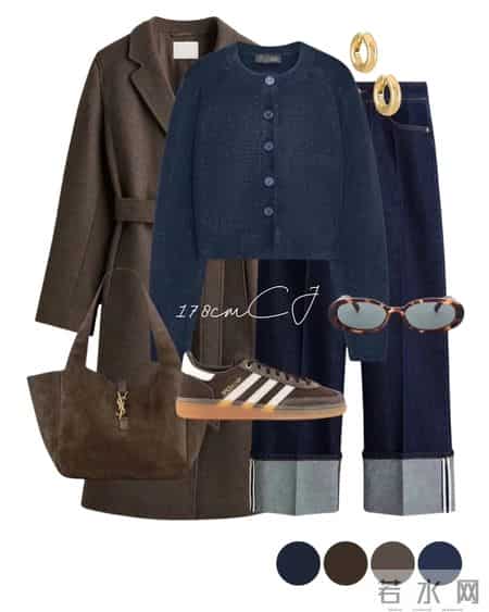 太美啦 这20套胶囊衣橱配色 这组穿搭极其典型的松弛感老钱风！