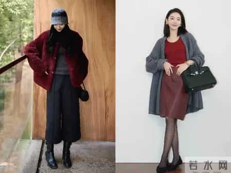 今冬火了一组绝美配色：“红色+灰色”！不仅高级大气，还超减龄