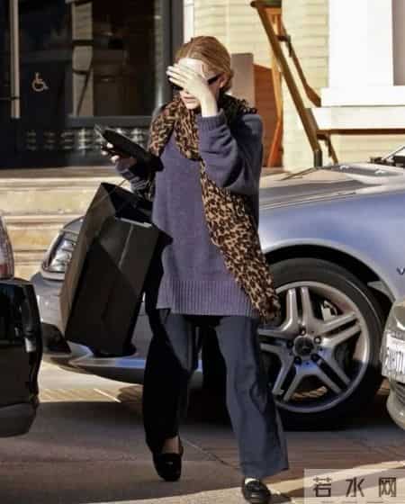 毛衣，配阔腿裤更好看！