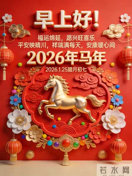 2026年元月25日早上好！温馨祝福语 和精美绝伦图片