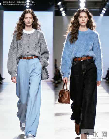 一件毛衣的6天时髦：配阔腿裤慵懒，配短裤俏皮，照着穿就高级