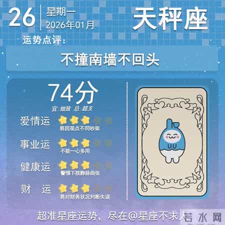 2026年1月26日十二星座运势
