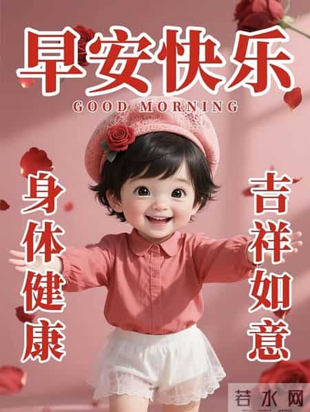 40张每天不重样的早安暖心祝福图片，早安问候送给你。愿君事事皆如意，岁岁安康福满溢