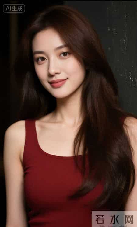 酒红色吊带衫的魅力