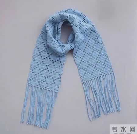 新年一定要给自己织一条铜钱花围巾