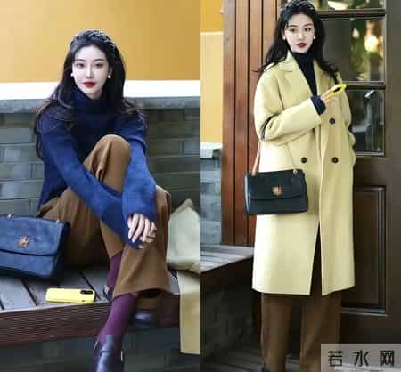 被“北京女生”街拍美到了：穿衣不花，头发微卷，洋气好看又减龄