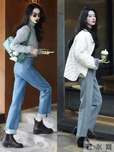 “牛仔裤+这3双鞋”才是今冬最洋气穿搭，时髦好看，还很显高