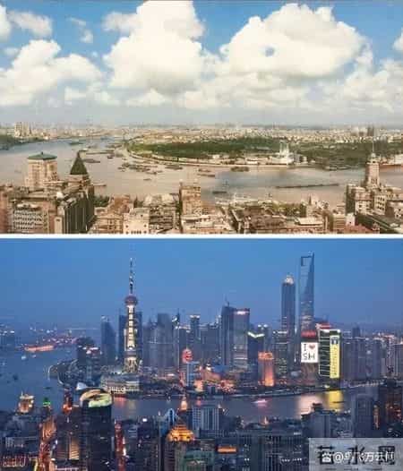 48张老照片看奇闻奇事，爱因斯坦合影卓别林，沙漠中的绿洲，在建中的埃菲尔铁塔