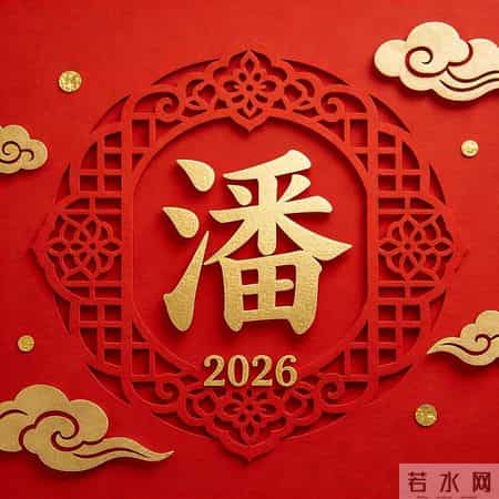 2026年红色百家姓精美图片分享给大家