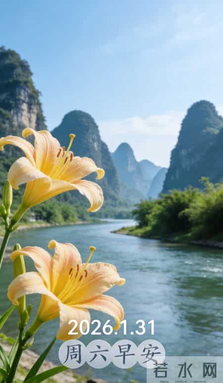 2026.1.31 1 月再见！周六早安愉快！最新周六早上好祝福图片