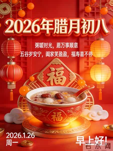 2026年元月26日腊八节祝福语！和精美绝伦图片