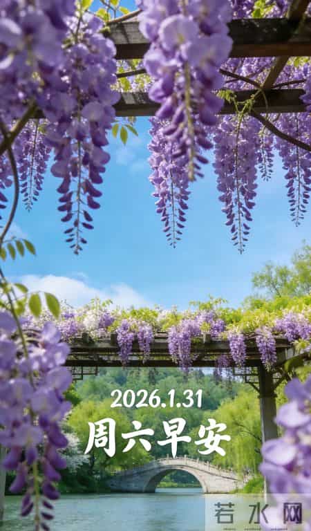 2026.1.31 1 月再见！周六早安愉快！最新周六早上好祝福图片