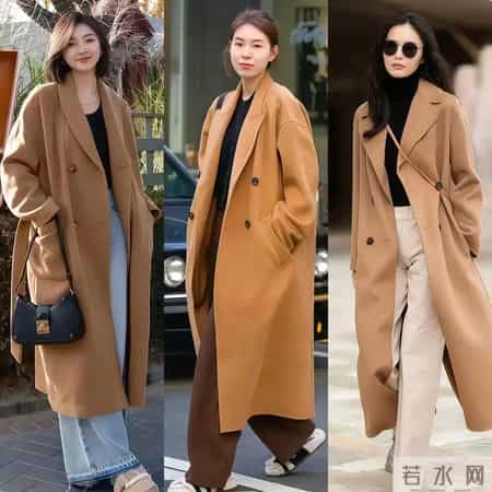 今年过年最流行的穿法：大衣+阔腿裤，高级又时髦，太美了！