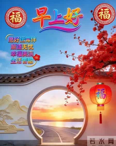 31张每天不重样的早安祝福唯美图片，早上好暖心祝福语精选大全