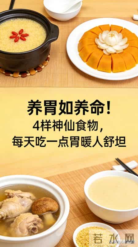 养胃如养命！这4样“神仙食物”，每天吃一点，胃暖人舒坦！