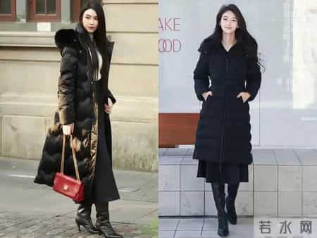 黑色羽绒服，穿对了才真有范儿