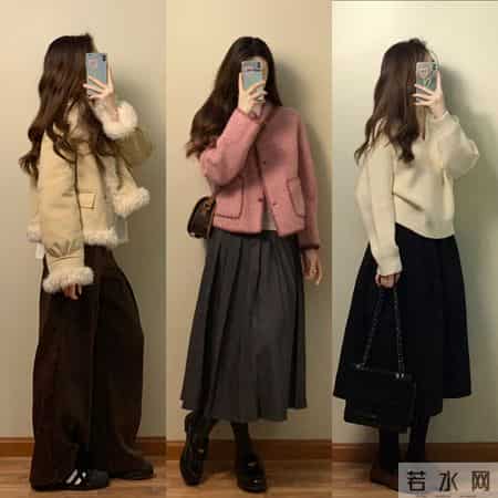 别再乱穿羽绒服！这24套温柔风搭配，保暖又显气质，懒人直接抄