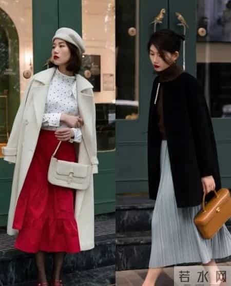 大衣+阔腿裤,大衣+裙子,教你用这两个公式承包“初冬”时尚