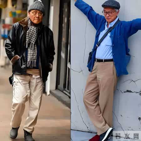 被上海街拍爷爷惊艳！白发不染衣装有型，中老年穿搭就该这么体面