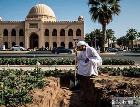 我在沙特当司机，见雇主家院子积水了，我就顺手挖条水沟，没想到第7天，整个富豪区的人都赶过来了