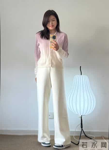 显瘦百搭白裤子每个中年女人必须拥有