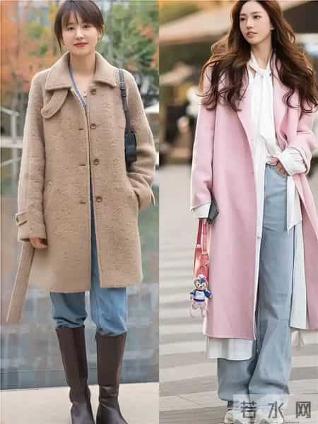 过年穿大衣,别只搭“小黑裤”!看看杭州女生的街拍,这样穿多美