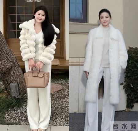 冬天穿皮草配牛仔裤其实很日常！这样搭不臃肿还显利落