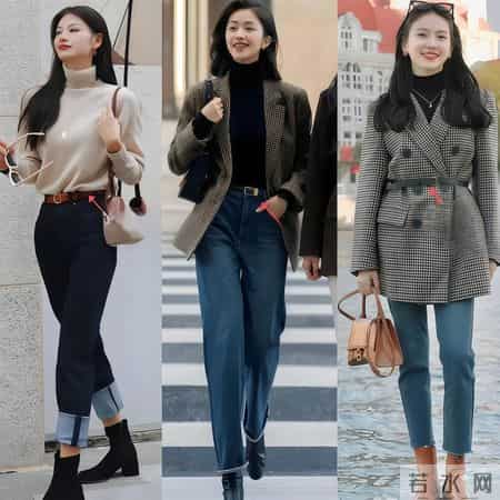 “牛仔裤+这3双鞋”才是今冬最洋气穿搭，时髦好看，还很显高