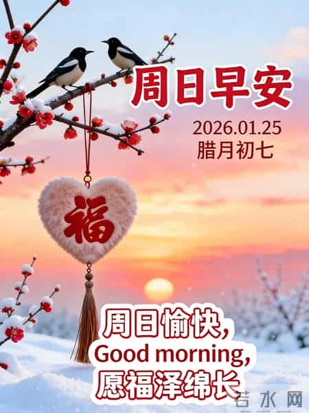 周末早安～日子不必喧嚣，平淡即是安暖