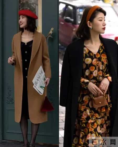 大衣+阔腿裤,大衣+裙子,教你用这两个公式承包“初冬”时尚