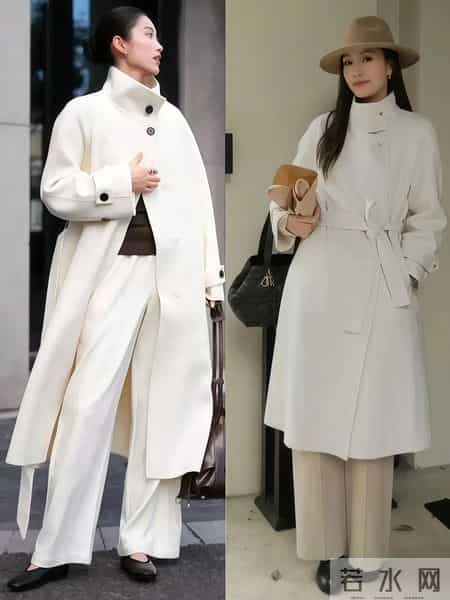 今年过年最流行的穿法：大衣+阔腿裤，高级又时髦，太美了！