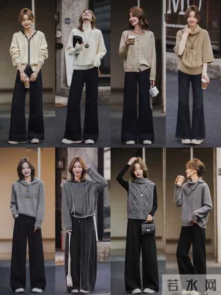 不用买新衣服！衣柜基础款搭出32套秋冬look，太香了