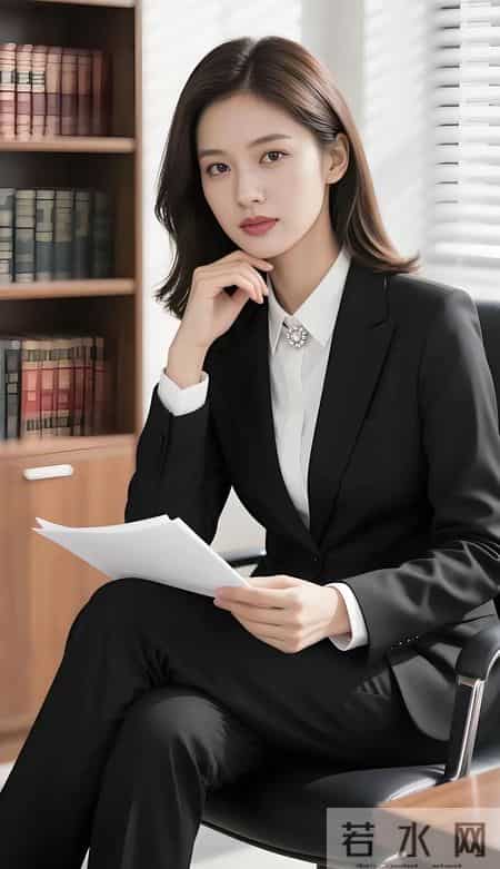 穿西服套装职业女性