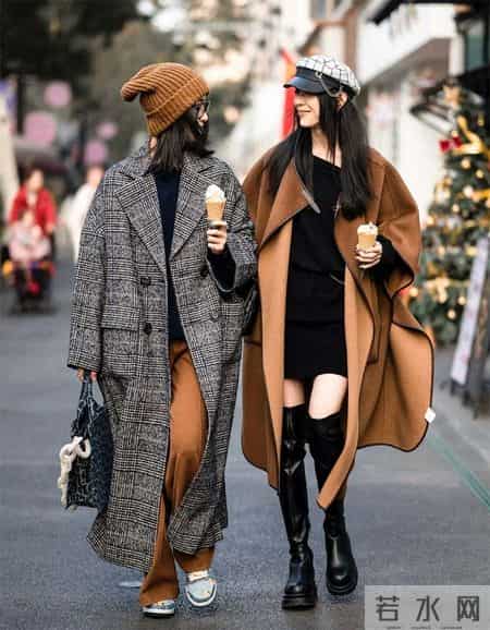 收起你的短棉袄！看了上海女生的穿搭才知道，多穿大衣会更时髦