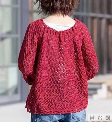 很衬肤色的系带上衣