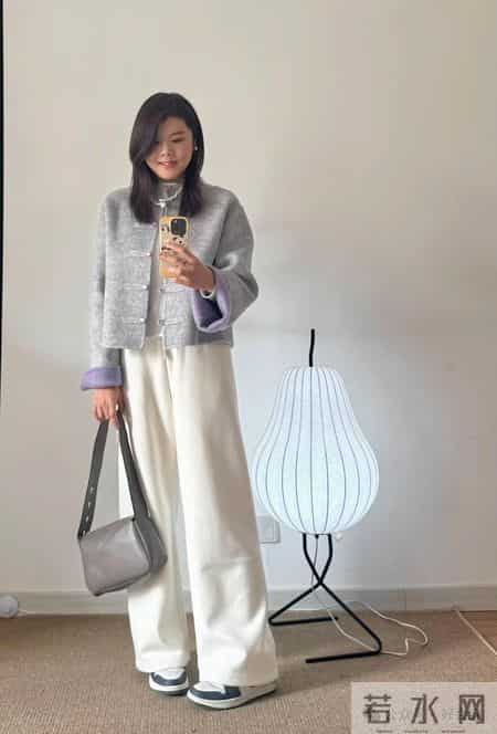 显瘦百搭白裤子每个中年女人必须拥有