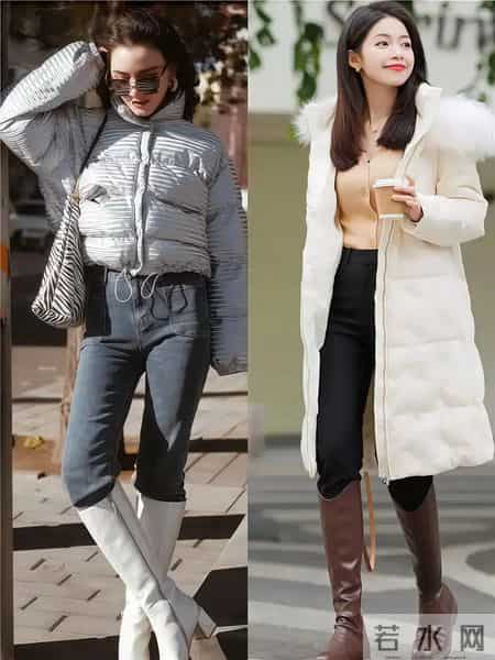 冬天买“羽绒服”，选长款还是短款？按这3个条件来选，洋气显高