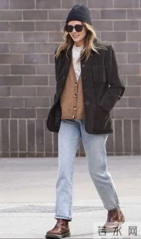 最近火了一双鞋，叫"美拉德靴"！时髦显高，配裤子、裙子都好看！