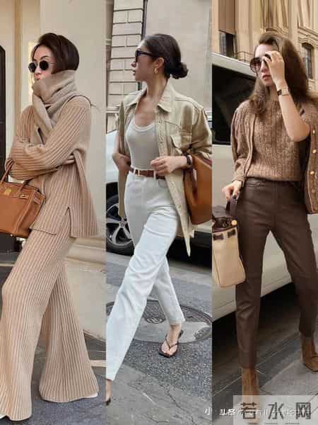 秋冬很火的“棕色系酷飒穿搭”｜羽绒服、羊绒衫搭配复古与高级