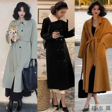 “大衣+连衣裙”=今年最时髦穿搭！优雅又洋气，关键是特有女人味